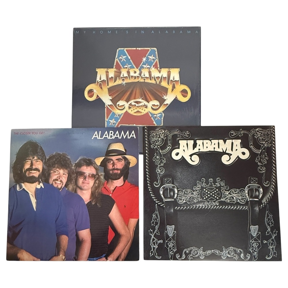 Alabama‎ Vinyl Record Lot My Home's In Alabama The Closer You Get Feels So Right